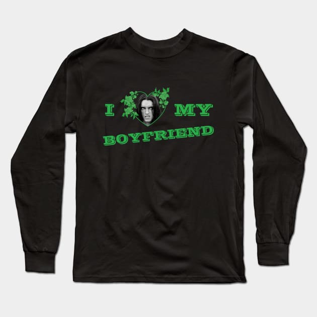 I Love My Boyfriend_Peter Steele Long Sleeve T-Shirt by mitzi.dupree